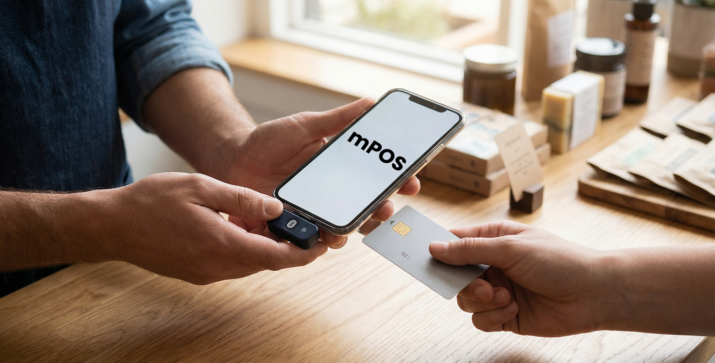 mPOS vs SoftPOS comparison illustration