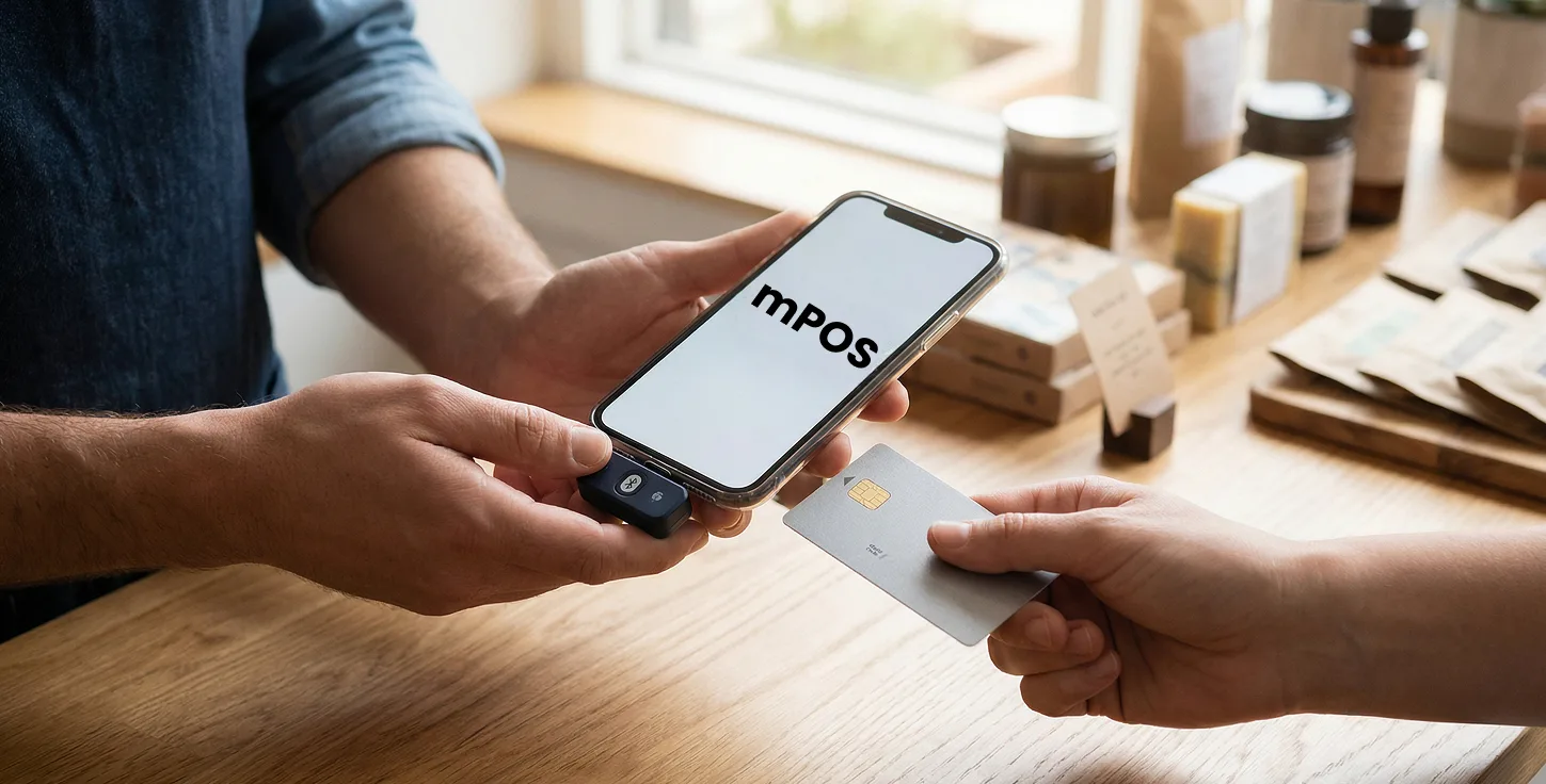 mPOS vs SoftPOS comparison illustration