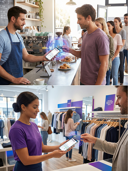 BrandPOS SoftPOS App in various business scenarios